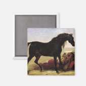Ein arabisches Pferd Magnet (Vorderseite/Rückseite)