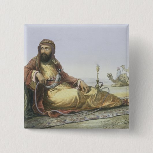 Ein arabisches Stillstehen in der Wüste, Button (Vorderseite)