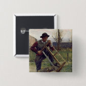 Ein Aragonese Holzfäller, 1876 Button (Vorne & Hinten)