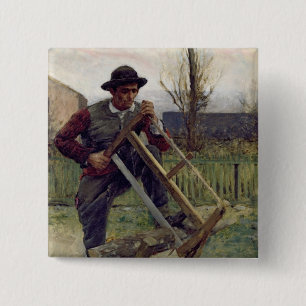 Ein Aragonese Holzfäller, 1876 Button