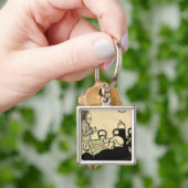 Ein Arbeitgeber schmeißt einen seiner Angestellten Schlüsselanhänger (Hand)