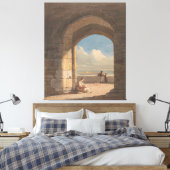 Ein Arch auf der Heiligen Insel, Northumberland Leinwanddruck (Insitu (Schlafzimmer))