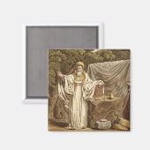 Ein Arch Druid in seinem gerichtlichen Gewohnheits Magnet (Vorderseite/Rückseite)