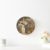 Ein Arch Druid in seinem gerichtlichen Gewohnheits Runde Wanduhr (Zuhause)