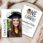 Ein Arch-Foto für eine Smart-Cookie-Graduierungspa Einladung