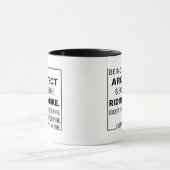 Ein Architekt zu sein ist einfach, ein maßgeschnei Tasse (Zentrum)