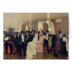 Ein Argument in den Korridoren der Oper, 1889