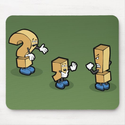 Ein Argument unter Freunden Mousepad (Vorne)