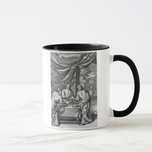 Ein Argument zwischen Kartographen, Illustration Tasse (Rechts)