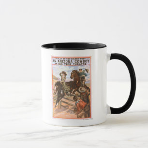 Ein Arizona Cowboy im Big Tent Theatre Plakat Tasse