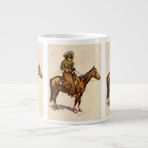 Ein Arizona Cowboy von Remington, Vintage Western Jumbo-Tasse