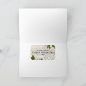 Ein arktisches Weihnachten! Feiertagskarte (Innenseite)