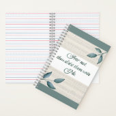 Ein armes Wayfaring Man of GTrauer-Notebook Notizblock (Innen)