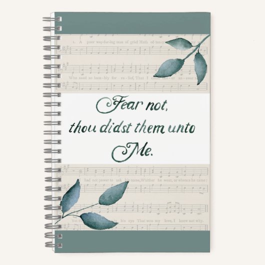 Ein armes Wayfaring Man of GTrauer-Notebook Notizblock (Vorderseite)