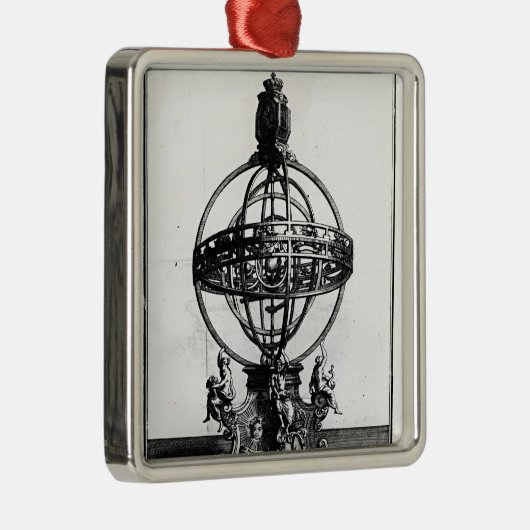 Ein Armillary Bereich des Copernican Systems Ornament Aus Metall (Rechts)