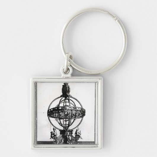 Ein Armillary Bereich des Copernican Systems Schlüsselanhänger (Vorne)