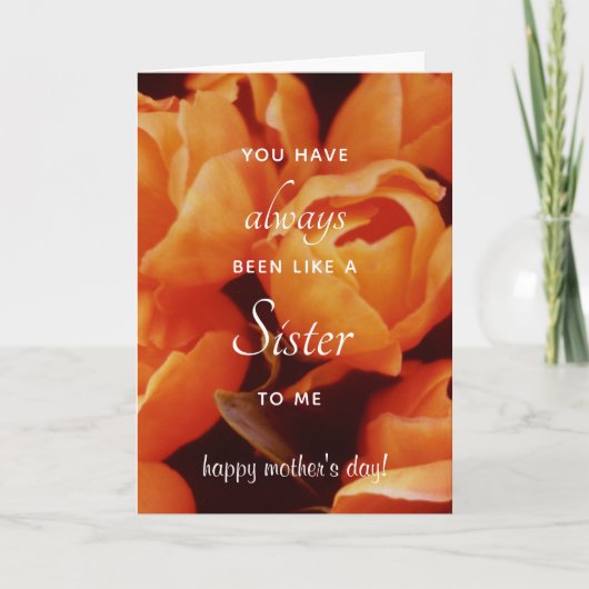 Ein Array von Orange Tulips, Amsterdam Street Mark Karte (Vorderseite)