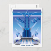 Ein Art Deco Postcard Postkarte (Vorne/Hinten)