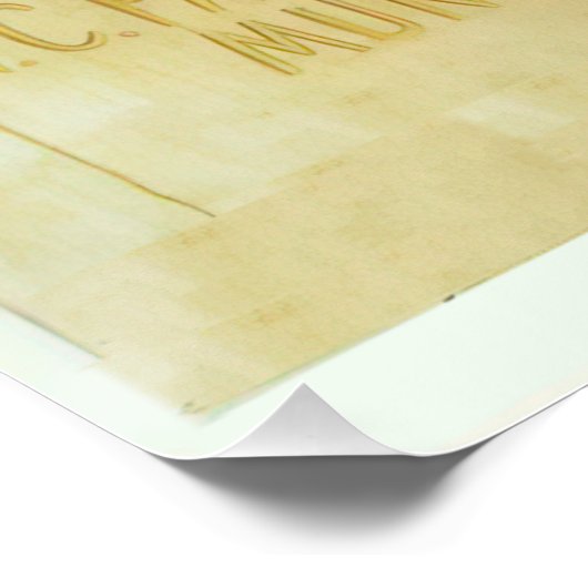 Ein Art Deko Plakat für deutsche Zigarren (Ecke)