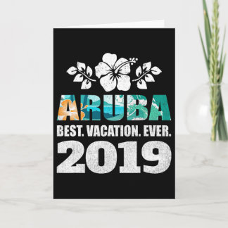 Ein Aru Best Vacation Ever Andenken Karte