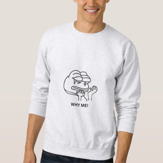 Ein Aschgrau Sweatshirt (Vorderseite)