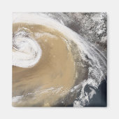 Ein asiatischer Staubsturm überquert den Pazifik Magnet (Vorne)