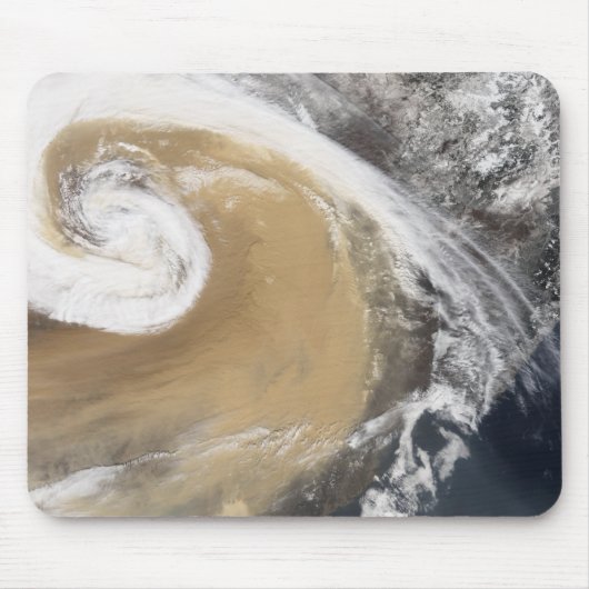 Ein asiatischer Staubsturm überquert den Pazifik Mousepad (Vorne)