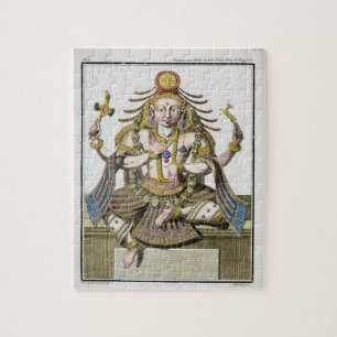Ein Aspekt von Shiva, 'von der Reise ZusatzIndes Puzzle
