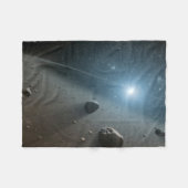 Ein Asteroidengürtel rund um den hellen Star Vega. Fleecedecke (Vorderseite (Horizontal))