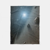 Ein Asteroidengürtel rund um den hellen Star Vega. Fleecedecke (Vorderseite)