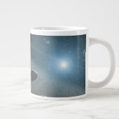 Ein Asteroidengürtel rund um den hellen Star Vega. Jumbo-Tasse (Rechts)