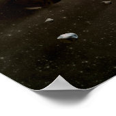 Ein Asteroidengürtel rund um den hellen Star Vega. Poster (Ecke)