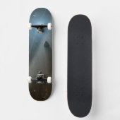 Ein Asteroidengürtel rund um den hellen Star Vega. Skateboard (Vorderseite)