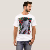 Ein Astronaut in den Blume T-Shirt (Vorne ganz)