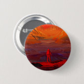 Ein Astronaut in den Mars Button (Vorne & Hinten)