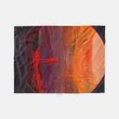 Ein Astronaut in den Mars Fleecedecke (Vorderseite (Horizontal))