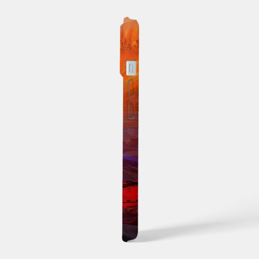 Ein Astronaut in den Mars iPhone 15 Hülle (Linke Seite)