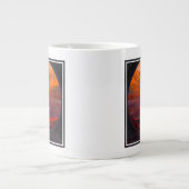 Ein Astronaut in den Mars Jumbo-Tasse (Vorderseite)
