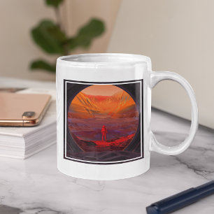 Ein Astronaut in den Mars Jumbo-Tasse