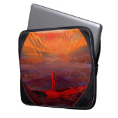 Ein Astronaut in den Mars Laptopschutzhülle (Vorderseite Links)