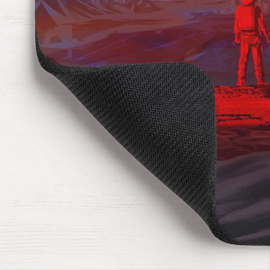 Ein Astronaut in den Mars Mousepad (Ecke)