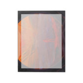 Ein Astronaut in den Mars Notizblock (Rotiert)