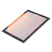 Ein Astronaut in den Mars Notizblock (angewinkelt)