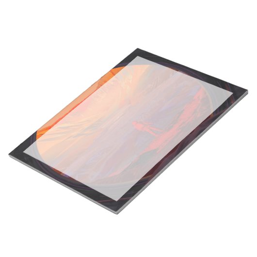 Ein Astronaut in den Mars Notizblock (angewinkelt)