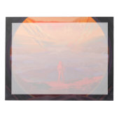 Ein Astronaut in den Mars Notizblock (Vorderseite)