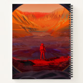 Ein Astronaut in den Mars Notizblock (Rückseite)