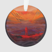 Ein Astronaut in den Mars Ornament (Vorderseite)