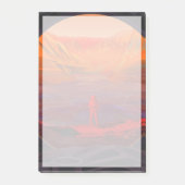 Ein Astronaut in den Mars Post-it Klebezettel (Vorderseite)