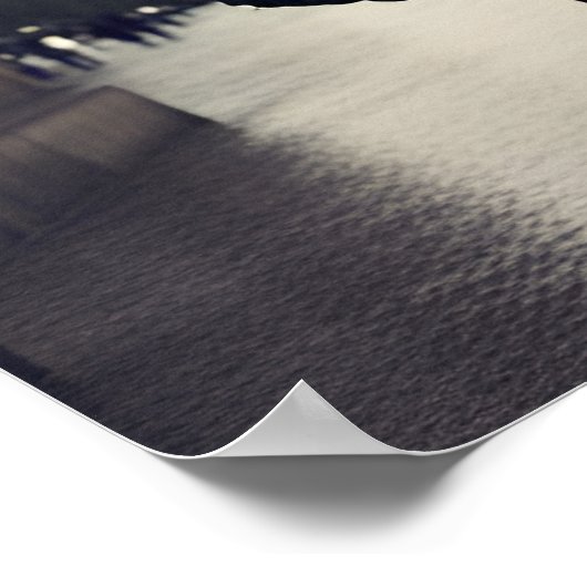 Ein Astronaut in Paris Poster (Ecke)