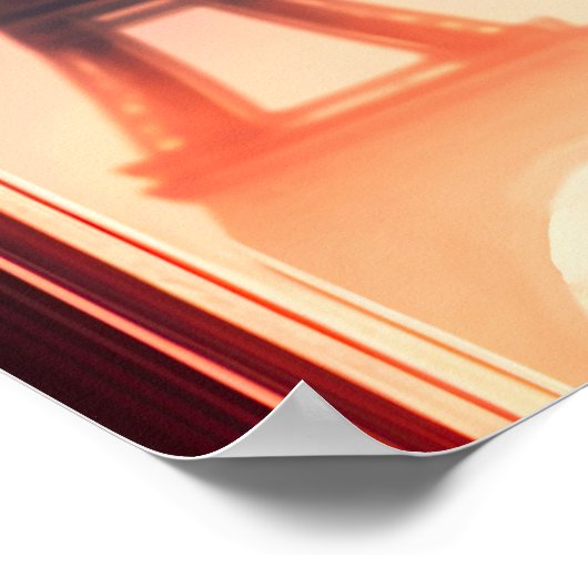 Ein Astronaut in Paris Poster (Ecke)